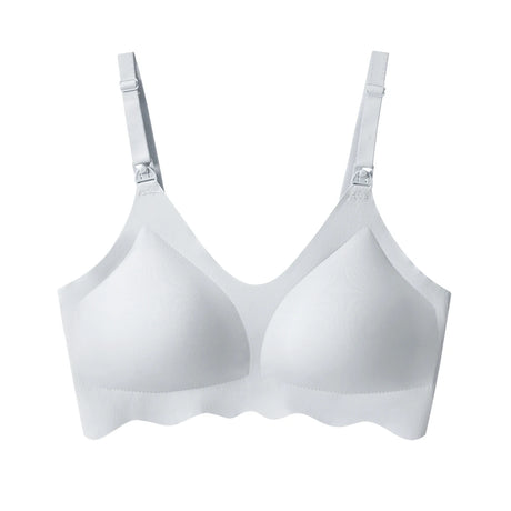 New Women Traceless Women's Comfortable and Breathable Ultra Thin Breastfeeding Bra Detachable Breastfeeding Bra
