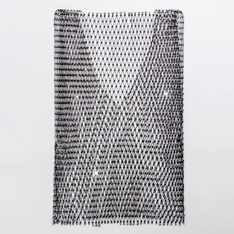 New Sexy Mesh Crop Tops for Women Summer Rhinestones Fashion Party Club See Through Fishnet Tank Hollow Out Backless Top