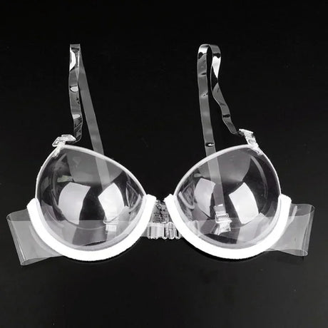 Summer Transparent TPU Lift Up Bra for Women Sexy Invisible See Through Bras Simple Design Bikini Cup Wedding Party Underwear