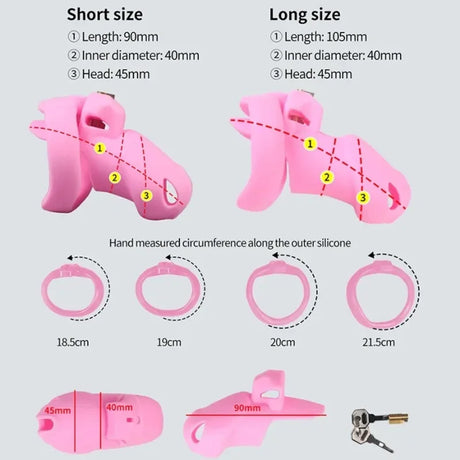 Silicone Chastity Cage BDSM Male Penis CB Lock Gay Pornographic Urethral Wearable Device Masturbator Sex Toys Sexy Accessories