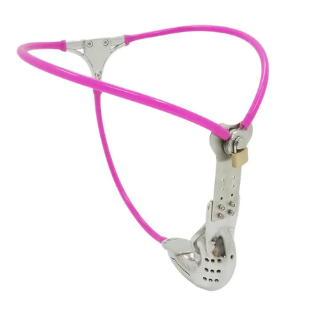 Male Adjustable Chastity Belt Stainless Steel Cage Pants Metal Cock Cage Anti-Cheating Lock Penis Rings Sex Toys for Man Gay