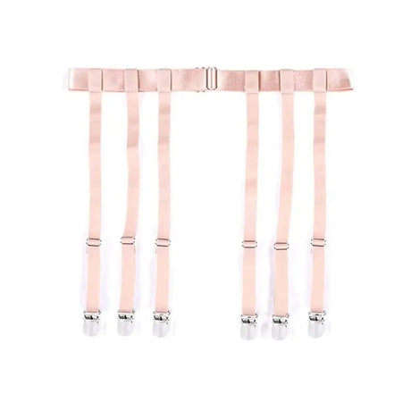 Sexy Adjustable Garter Belt Leg Sock 4/6 Metal Clips Thigh High Stockings Simplicity Elastic Suspenders Belt Women