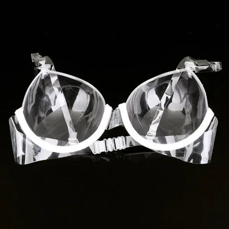 Summer Transparent TPU Lift Up Bra for Women Sexy Invisible See Through Bras Simple Design Bikini Cup Wedding Party Underwear