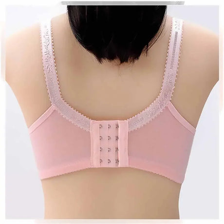 Originality Front Button Brassiere Type Solid Color Pregnancy Lactation Lingerie Skin Friendly Comfort Breathable Plus Size Bra