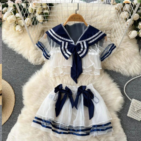 Women Sets Ruffled Apron Shorts Headband Maid Cosplay Costume Rabbit Officer Party Park Performance Sexy Suits Hotsweet Clothes