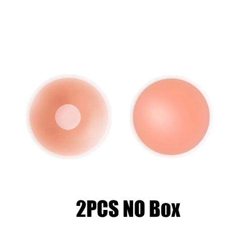 Women Silicone Nipple Stickers 6Pair Anti-bump Chest Pad Lift Nipple Cover Pads Invisible Reusable Bra Chest Sticker Breast Pad