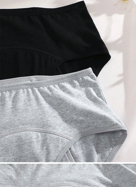Women's Menstrual Panties Low Waisted 5-layer Physiological Periods Pants Ultra Intimates Female Underwear Breathable Lingerie