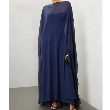 Chiffon Cape for Women Vintage Sheer Mesh Shawl Wraps Asymmetrical Flowy Capelets for Evening Dress Crop Cover Up Poncho Tops