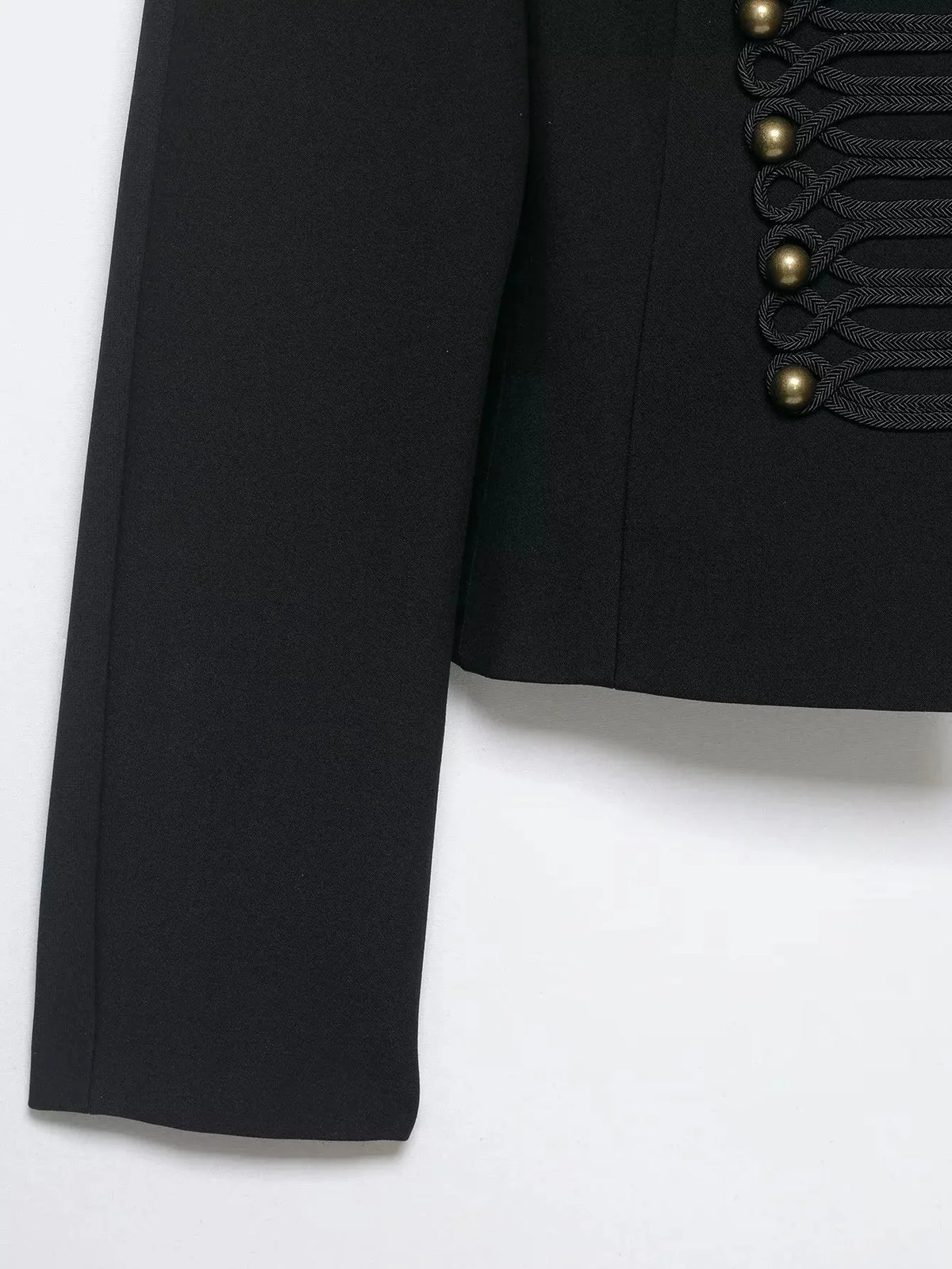 Women Vintage Slim Jacket Spring Women Trends Elegant Napoleon Jackets Ladies High Street Chic Shoulder Padded Blazer