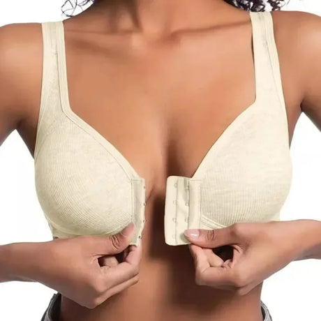 Hot Sale Women's Front Closure Bra Comfort Push Up Sleep Bras Women's Front Closure Bra Lightweight Comfort Bras