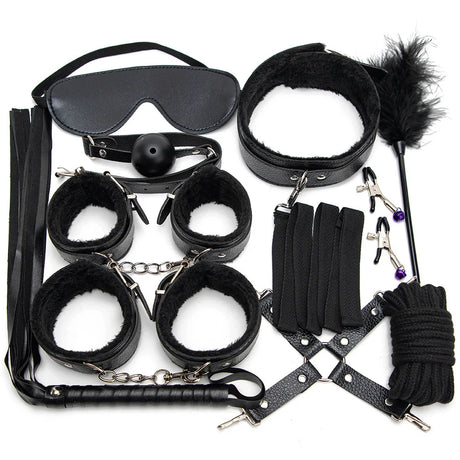 Full Face Mask PU Leather Cat with Binding Straps Set for Couple Sexy Head Cover Product Interest