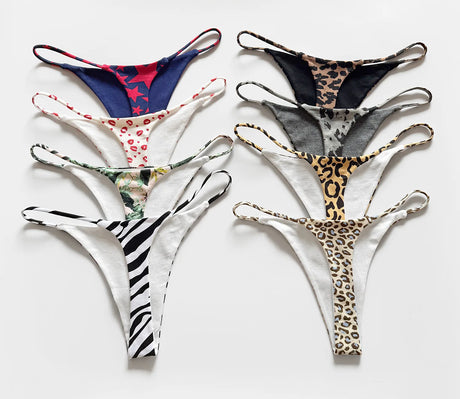 Cotton Thong Women Panties Sexy Briefs T-back Low Waist G String Underwear Seamless Sports Bikini Female Lingerie Size S-XXL