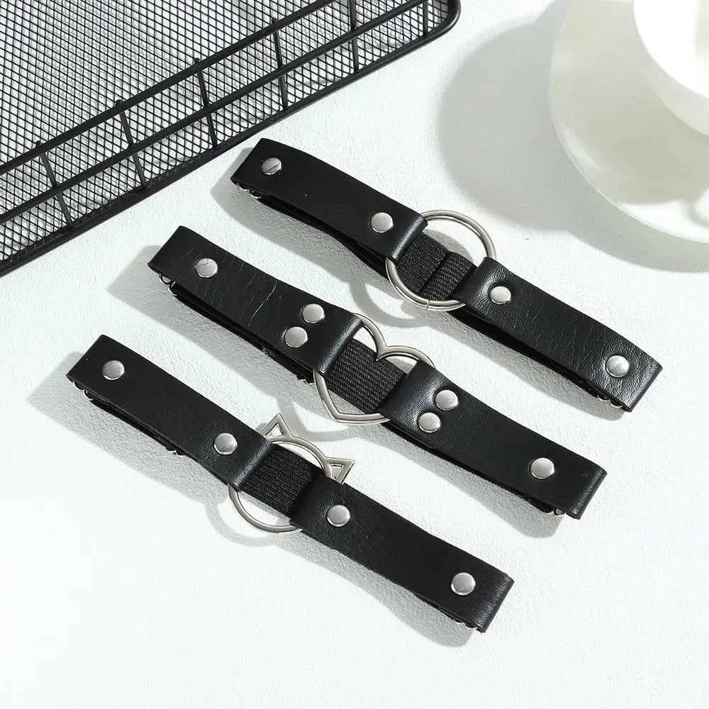 New Womens Sexy Punk Elastic Bondage Harness Garter Belts Cat Leg Chain Cosplay Spike Elastic Thigh Ring Garter Body Jewelry