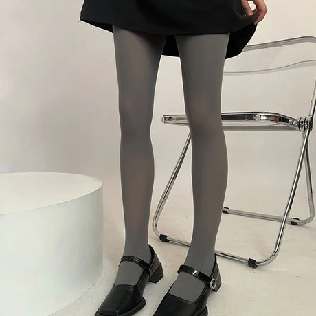 Sweet Girls Colorful Elastic Long Hosiery Stockings Women Candy Color Sexy Tights Spring Autumn Warm Velvet Seamless Pantyhose