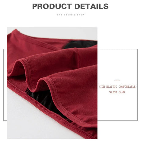 Very Abundant Menstrual Panties Woman Breathable Women's cotton briefs Low Waist Physiological Period Underwear For Women