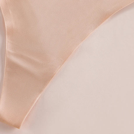 Ice Silk Thong Sexy Women Panties G String Briefs T Back for Girls Underwear Temptation Seamless Ladies Underpants Size S-XL