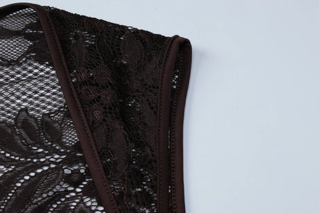 Hugcitar Summer Square Collar Solid Patchwork Lace Sexy Crop Tank Top Fashion Female Clothes Streetwear Vacation Club
