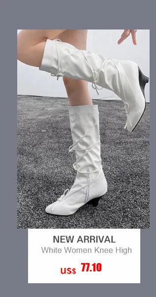 White Sexy Stiletto Heel Belt Buckle Over The Knee Boots Big Size 41-46 Pu Leather Thigh High Boots Shoes