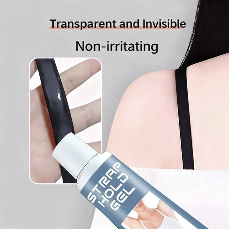 Bra Strap Anti-Slip Adhesive | Invisible Seamless | Prevents Slipping for Socks/Tube Tops/Shoulder Bag Straps
