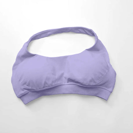 NCLAGEN Sports Bra Women Sportswear Seamless Halter Top High Support Push-up Open Back Gym Wear Fitness Yoga Workout Underwear