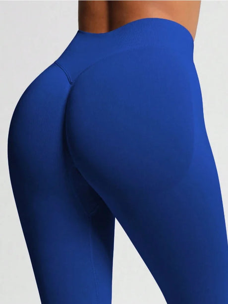 Women's Gym Tight Pants Seamless Yoga Pants Hip Lifting Workout Leggings Fitness Running Compression Sports Tights