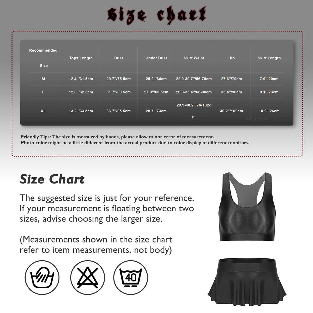 Womens Glossy Lingerie Sleeveless Crop Tank Tops Low Rise Miniskirt with Thigh High Stockings Pool Party Pole Dance Clubwear