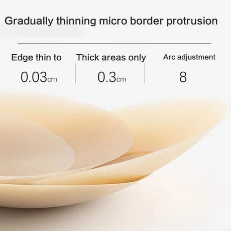 Upgrade Reusable Breast Round Nipple Cover Invisible Bikini Adhesive Strapless Backless Stick on Bra Silicone Breast Patch