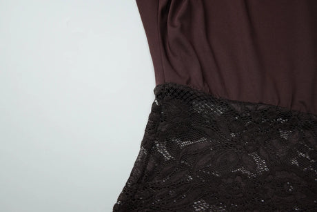 Dulzura Inclined Shoulder Short Sleeve Slim Lace Patchwork T-Shirt Women'S Vintage Sexy Casual Y2K Top Party Club Summer Clothes