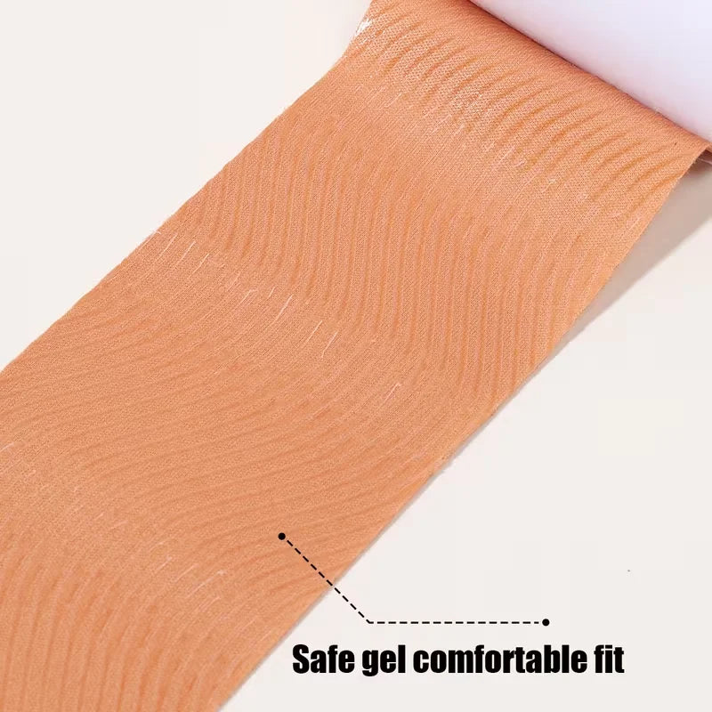 1 Roll Adhesive Breast Lift Tape Compatible for B.E Cup Bras No Undergarment Modification Instant Bust Lift Tape for Clothing