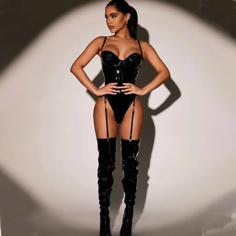 Lenceria Extreme Sexy Dessous New Luxury Sexs Black Color Women Sexy Garter Lingerie Sex Jumpsuit Lingerie Sexy Lingerine Outfit
