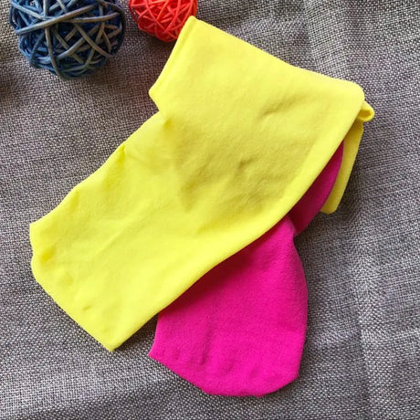 Candy Color Mixed Tights for Girls Baby Stretch Trouser Skinny Pants Women Kids To Tone Dance Pantyhose Courful Fashion Stocking