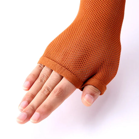 Sexy Latin Tights Leaky Toe Stocking Professional Dance Socks Caramel Cha-Cha Peep Pantyhose Mesh Fishnet Women Stockings