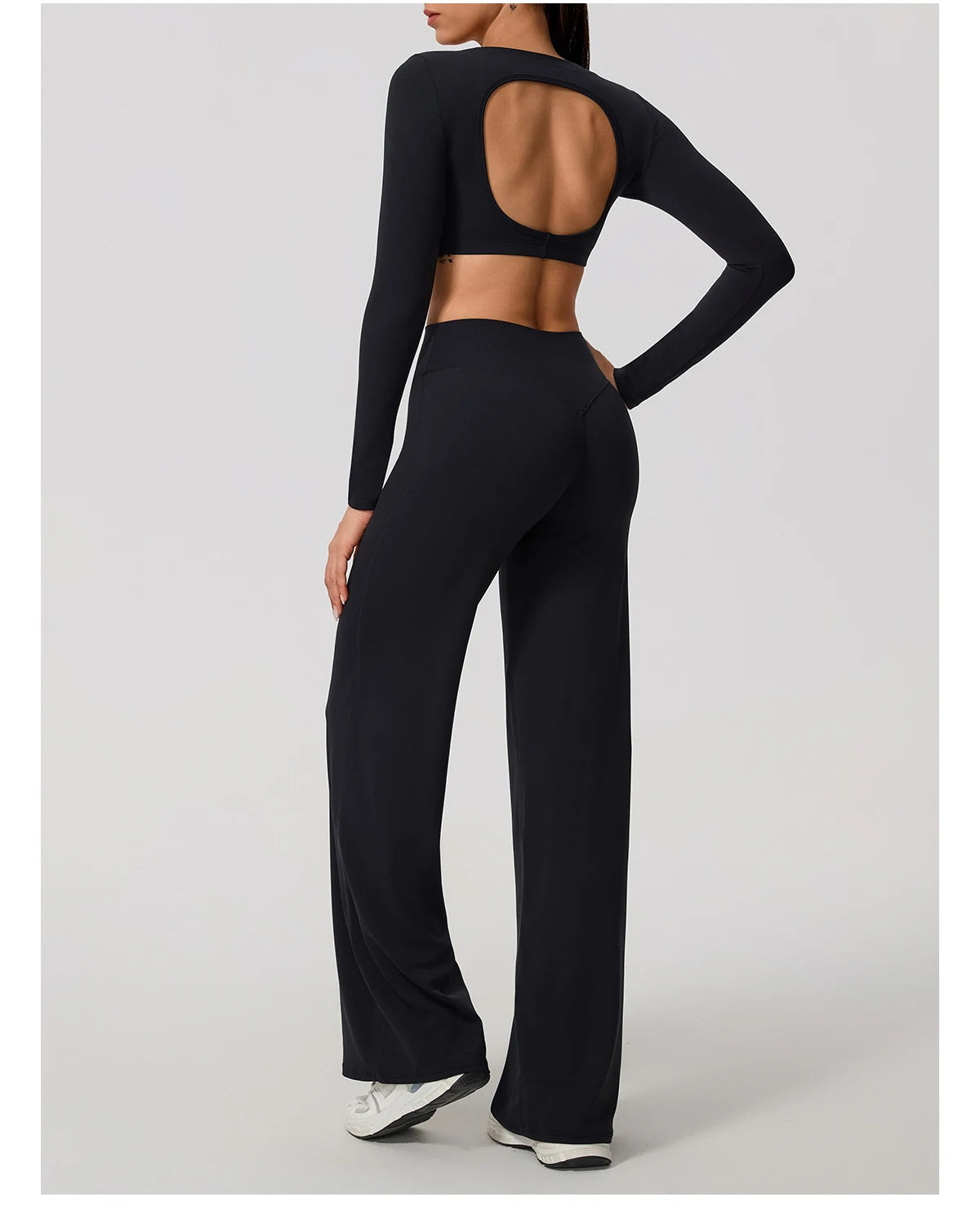 New Summer High Waist Wide-Leg Yoga Joggers Women's Autumn Casual Outdoor Sweatpants Female Straight Tracksuit Bottoms