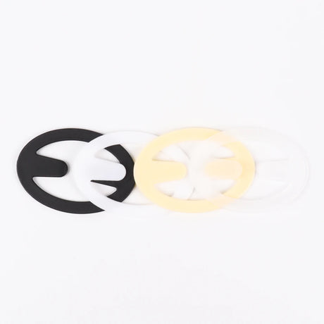 12/ pcs Elliptic shape Women Bra Strap Clips Fashion Wedding Party Invisible Bra Buckle Holders Underwear Non-slip Cross St