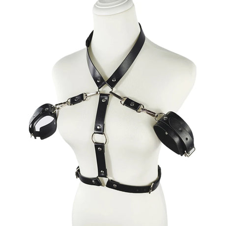 PU Leather Harness Garters Sexy Lingerie Women Bdsm Bondage Body Belt Harajuku Gothic Clothes Erotic Corset Harness Belts