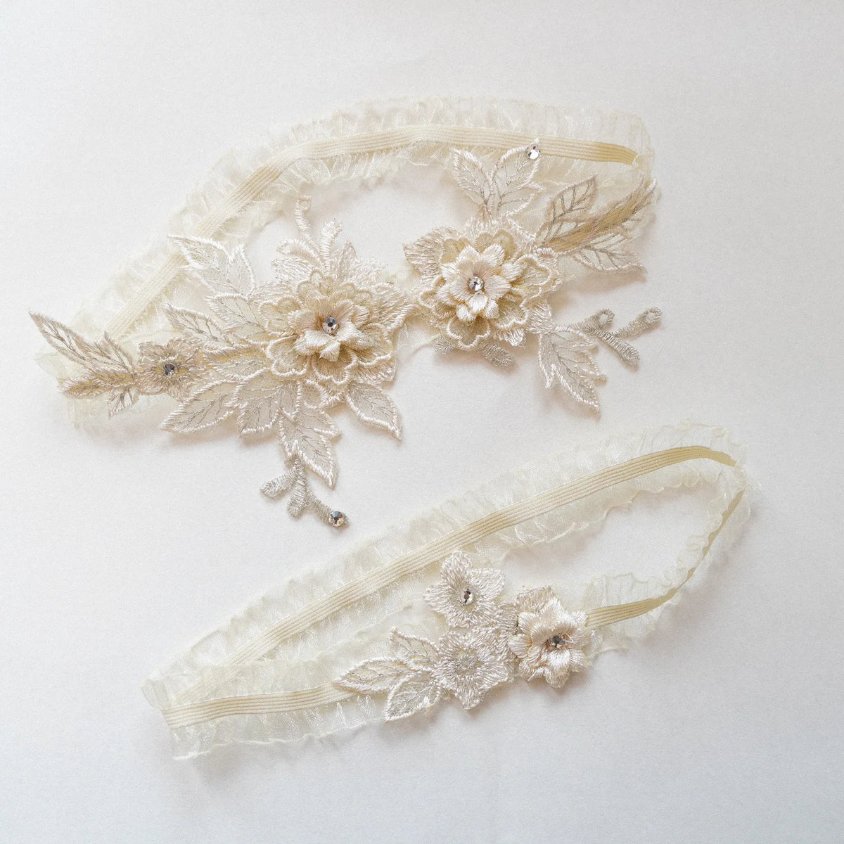 Sexy Lace Garter Women Socks Ring Bride Leg Ring Wedding Dress Ring Decoration Garters Thigh Bands Flowers With Rhinestone Blue
