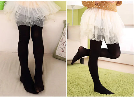 Children Girls Tights for Kids 1 to 15Y Classic Ballet Dance Pantyhose Baby Velvet Candy Color Spring Summer Student Stockings