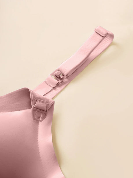 New Women Traceless Women's Comfortable and Breathable Ultra Thin Breastfeeding Bra Detachable Breastfeeding Bra