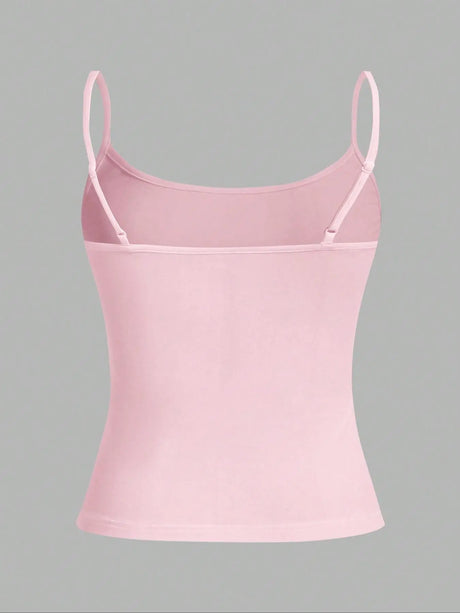 European and American Spring, Summer and Autumn Solid Color Daily Casual Adjustable Suspender Vest Three-Piece Set