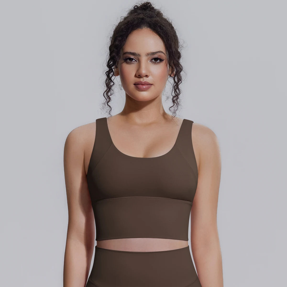 Women Summer Yoga Bra Underwear Shockproof Bra Sports Running Beautiful Back V Shaped Fitness Yoga Tank Top Bra with Chest Pad 