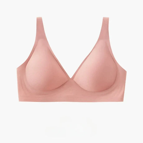 SUJIIN Sexy Wireless Bras for Women Plunge Seamless Invisible Padded Push Up Bra Comfortable Smoothing Female Bralette Bh MX074G