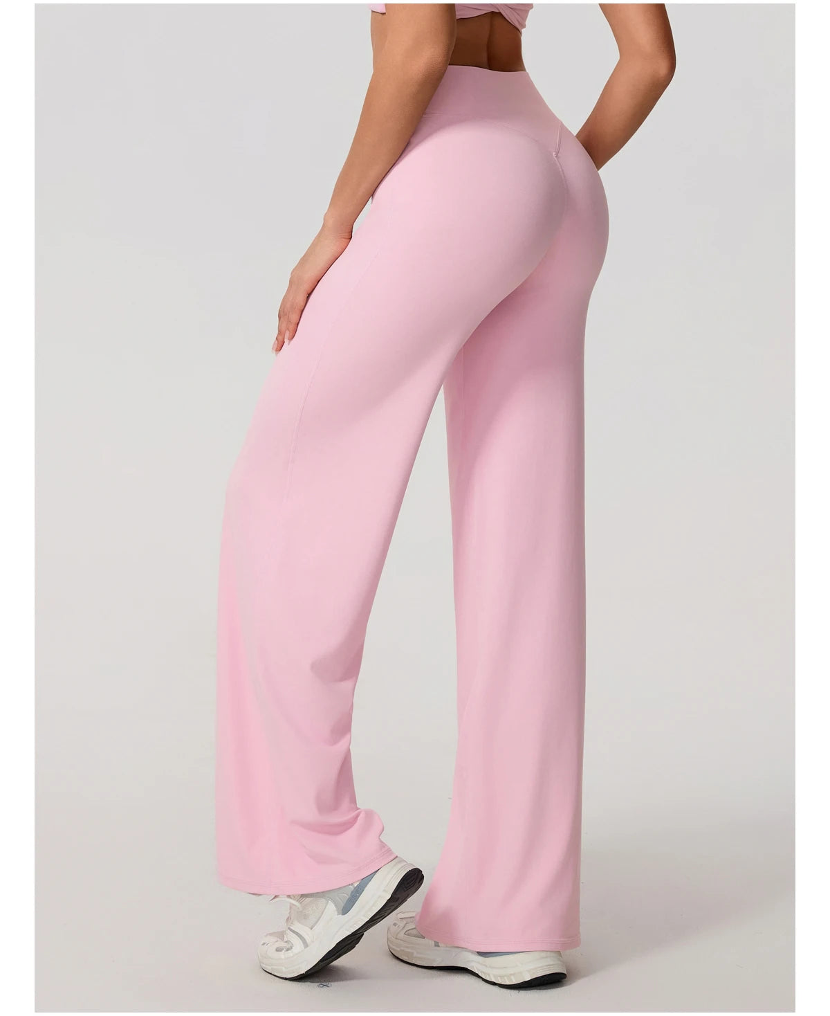 New Summer High Waist Wide-Leg Yoga Joggers Women's Autumn Casual Outdoor Sweatpants Female Straight Tracksuit Bottoms