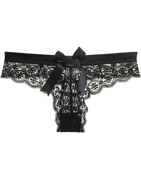 Sexy Lace Thong Women Butterfly Low Waist Panties Transparent Underwear Ladies Briefs Lingere Panty Underware Womens Lingerie