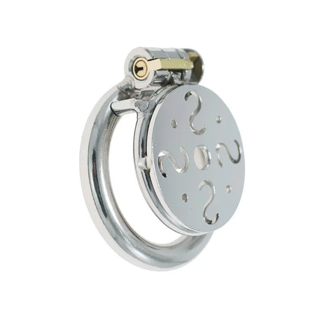 New Flat Plate Chastity Cage Sissy Stainless Steel Penis CB Lock Abstinence Restraint Urethral Chastity Device BDSM Sex Toy 18+