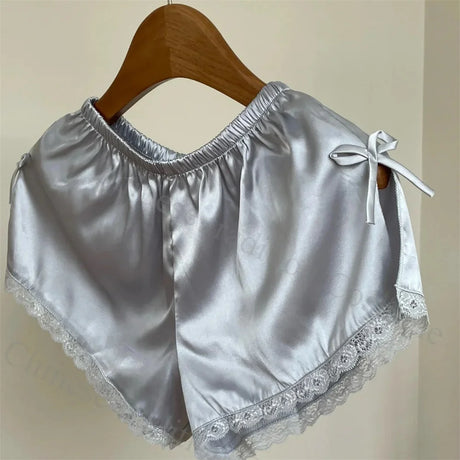 2025 Summer New Cami Top&shorts Sexy Lace Trim Pajamas Nightwear Lady's Lingerie Attractive Pijamas Backless Home Clothes