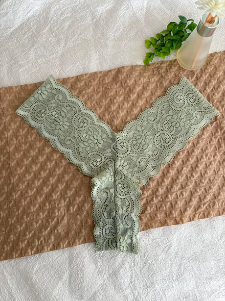 Personalized Text Custom Thong Customization Name Crystal Letters Panties Sexy Lace Underpants for Woman Wife Girlfriend Gift
