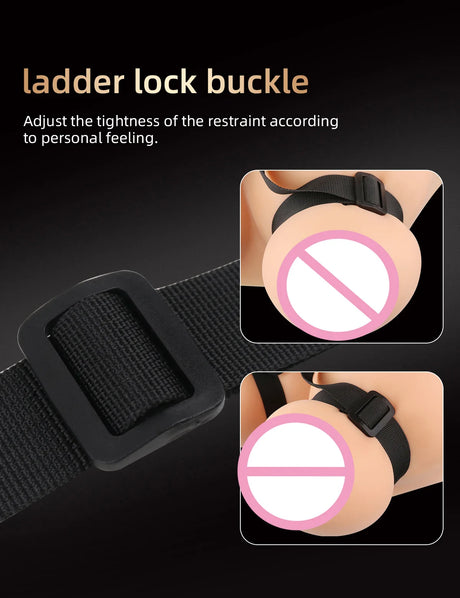 Adjustable Underbust Chest Binding Strap Bondage Restraint for Women Couples Adult Toy Secure Fastening Corset Accessory