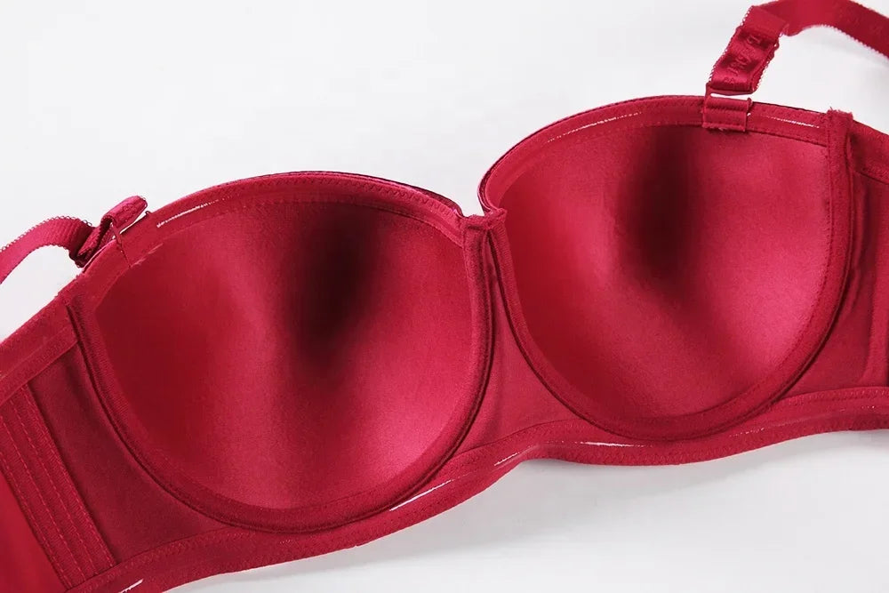 Women's D Cup Sexy Underwear Female Lingerie Plus Size Bra Big Cup Ladies Brief Sets Large Size Women Bras