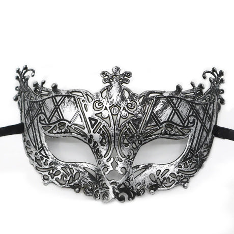 1PC Masquerade Mask Vintage Prince Mask Black Antique Copper Half Face Mask Plastic Retro Crown Masks Women Party Decoration