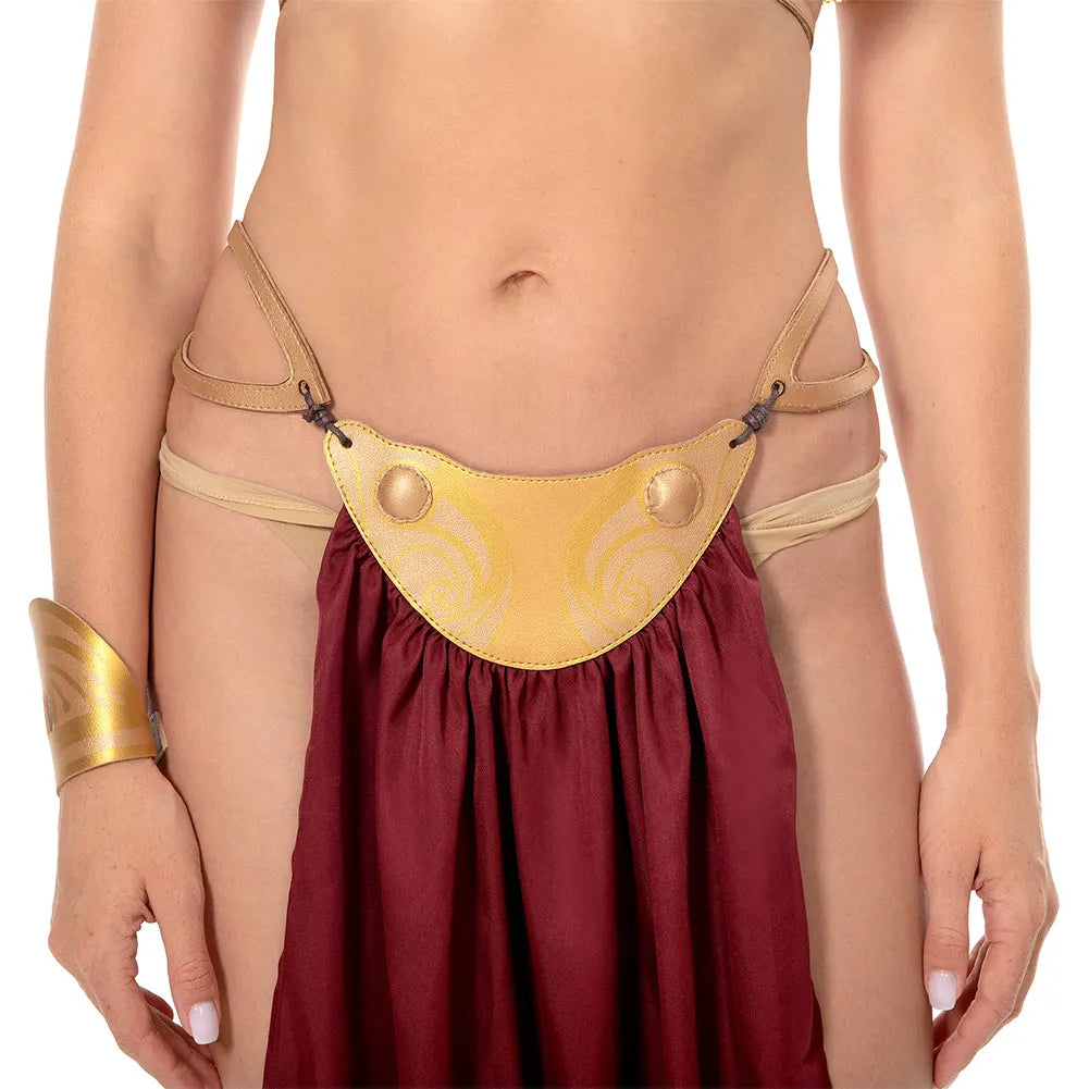 Leia Bikini Cosplay Slave Sexy Lingerie Costume Movie Space Battle Disguise Outfits Women Hand Props Halloween Fantasia Suits
